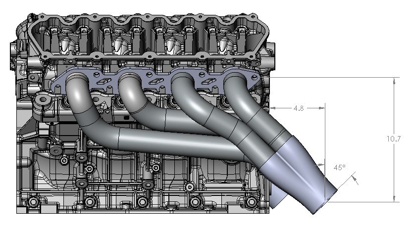 432051-DRIVER Ultimate Headers Mid Length - Image 1