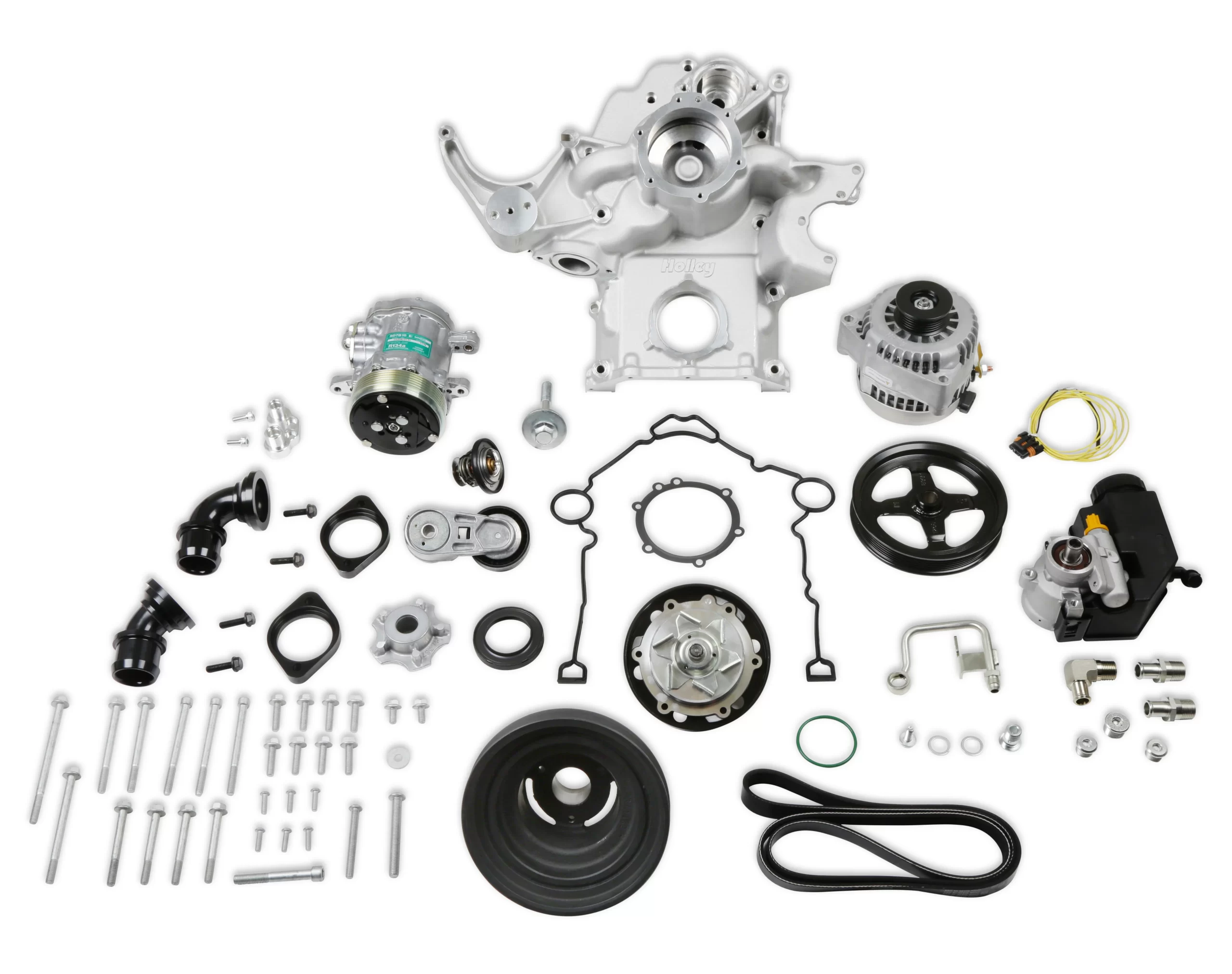 Holley_Full_20-291_Natural-scaled Gen III Hemi Holley Natural Mid-Mount Accessory System - Image 1