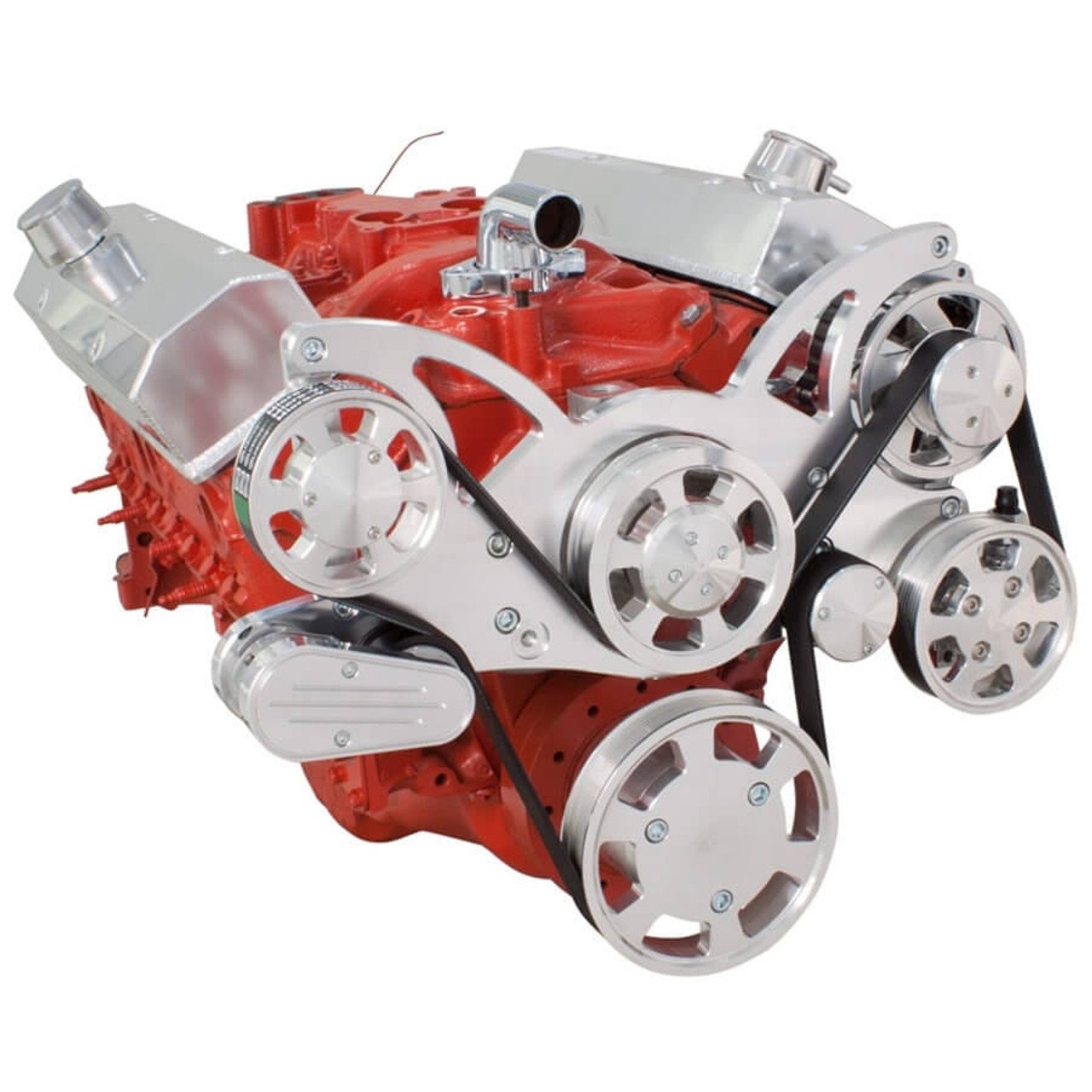 SBC-ALT-PS-WRAPTOR SBC – Alternator – Power Steering – CVF Racing - Image 1
